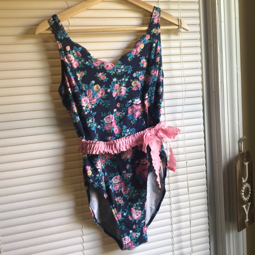 Floral vintage swimsuit